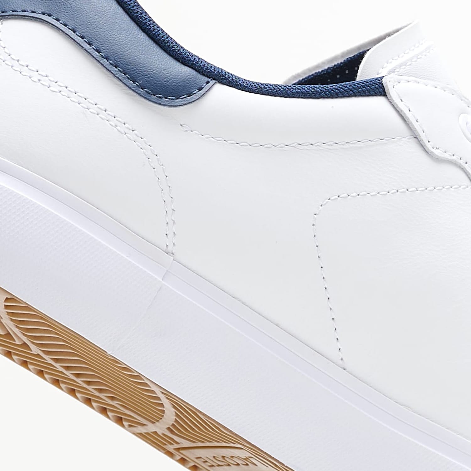 Ανδρικά Παπούτσια Casual Powercourt.Tri22 Άσπρο Δέρμα Lacoste Ανδρικά Παπούτσια Casual Powercourt.Tri22 Άσπρο Δέρμα Lacoste