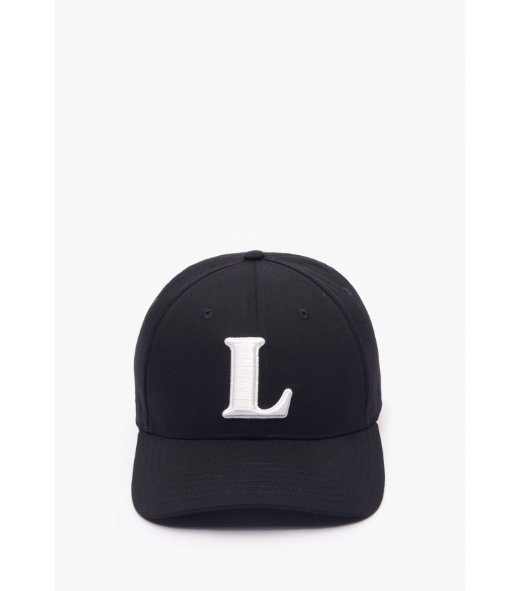 Men's Caps RK0342 Black Polyester Lacoste