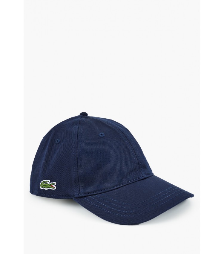 Men's Caps RK0440 DarkBlue Cotton Lacoste