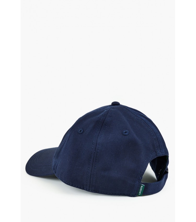 Men's Caps RK0440 DarkBlue Cotton Lacoste