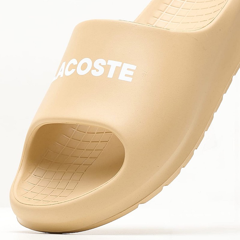 Women Flip Flops & Sandals Serve.Slide Beige Rubber Lacoste