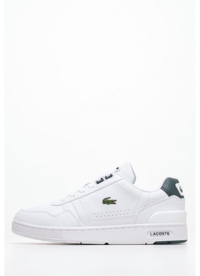 Kids Casual Shoes T.Clip.24 White ECOleather Lacoste