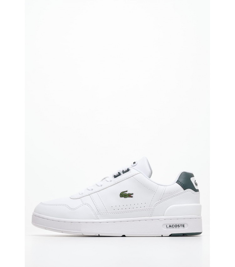Kids Casual Shoes T.Clip.24 White ECOleather Lacoste