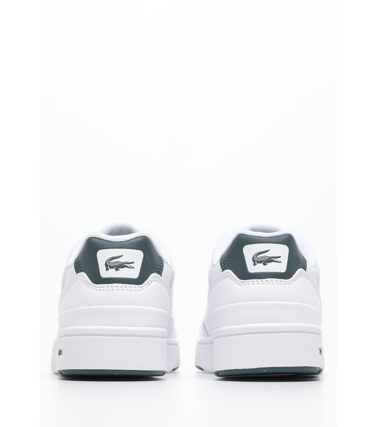 Παιδικά Παπούτσια Casual T.Clip.Bl Άσπρο ECOleather Lacoste