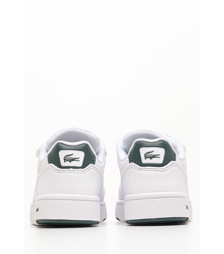 Παιδικά Παπούτσια Casual T.Clip41 Άσπρο ECOleather Lacoste