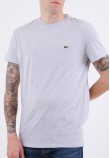 Men T-Shirts TH6709 Grey Cotton Lacoste