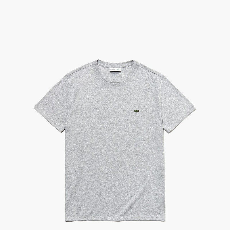 Ανδρικές Μπλούζες TH6709 Γκρι Βαμβάκι Lacoste