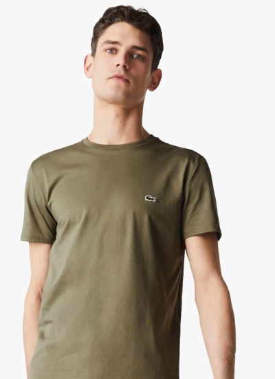 Ανδρικά Παπούτσια Casual L001.7Sma Μαύρο Δέρμα Lacoste