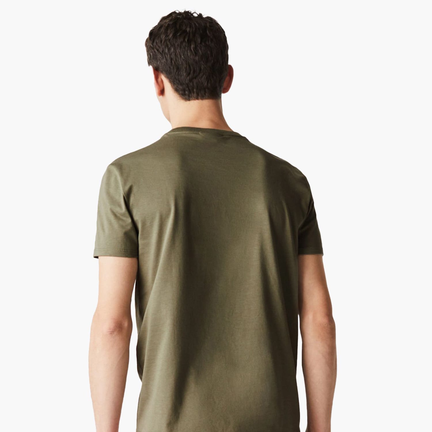 Ανδρικές Μπλούζες TH6709 Λαδί Βαμβάκι Lacoste Ανδρικές Μπλούζες TH6709 Λαδί Βαμβάκι Lacoste