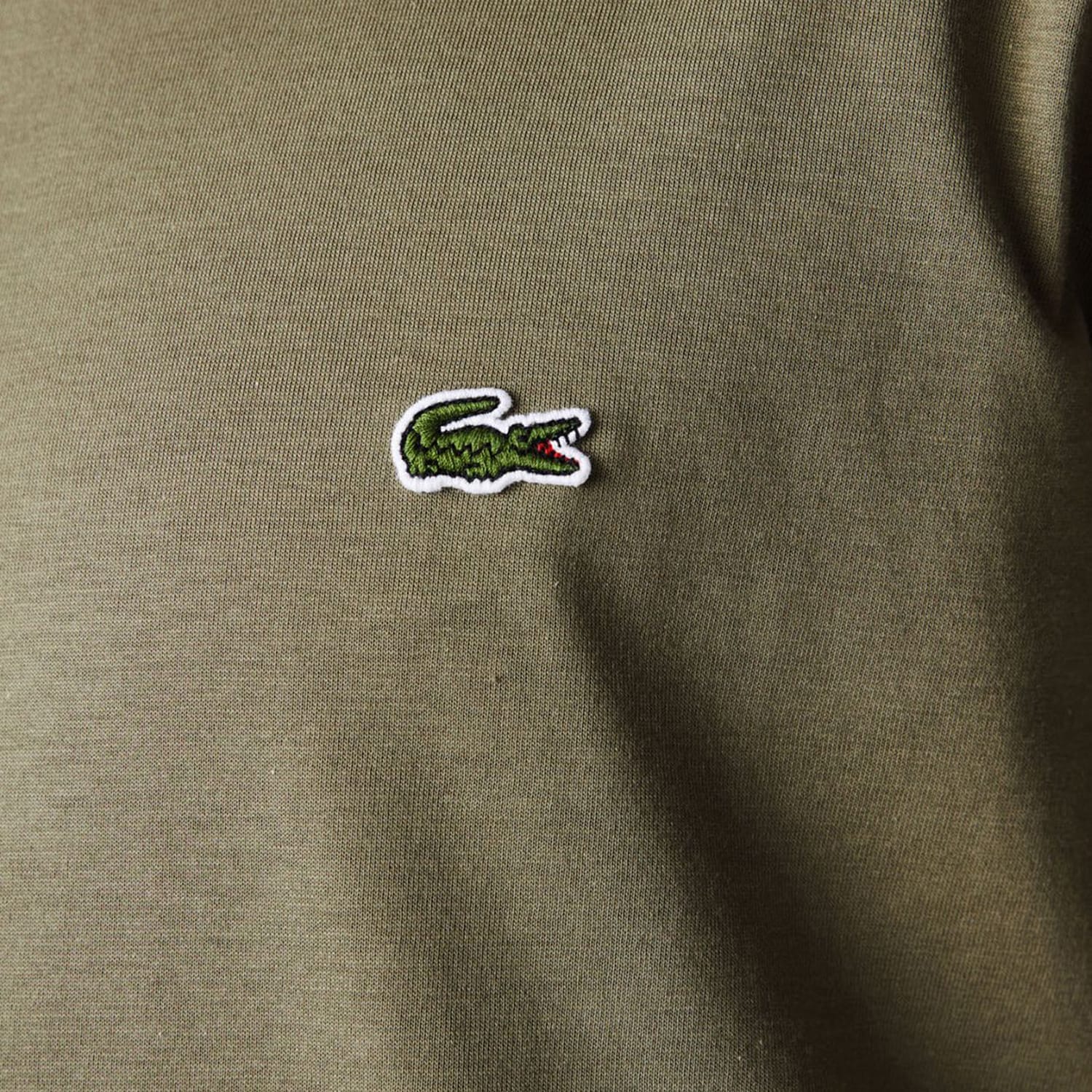 Ανδρικές Μπλούζες TH6709 Λαδί Βαμβάκι Lacoste Ανδρικές Μπλούζες TH6709 Λαδί Βαμβάκι Lacoste