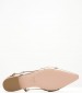 Women Flats 80V1 Platinum Leather Frau