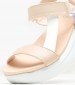 Women Platforms Low 29908 Beige Leather Callaghan