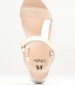 Women Platforms Low 29908 Beige Leather Callaghan