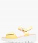 Women Platforms Low 32002 Yellow Leather Callaghan