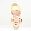 Women Platforms Low 32002 Yellow Leather Callaghan