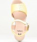 Women Platforms Low 32002 Yellow Leather Callaghan