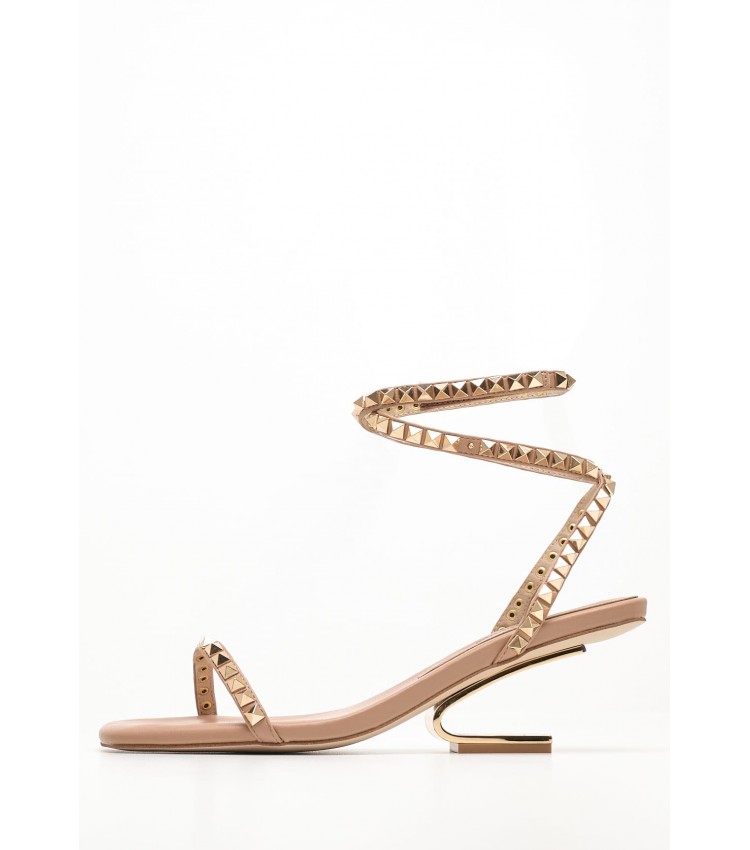 Women Sandals Luxor Nude Leather Jeffrey Campbell