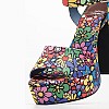 Women Sandals Summers.3 Multi Fabric Jeffrey Campbell