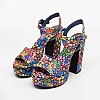 Women Sandals Summers.3 Multi Fabric Jeffrey Campbell