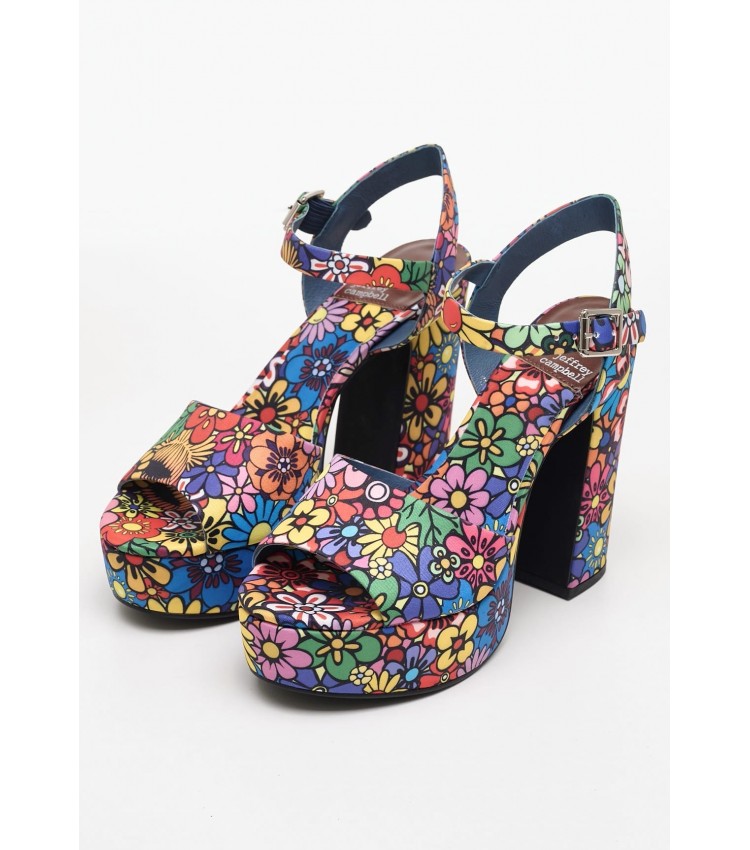 Women Sandals Summers.3 Multi Fabric Jeffrey Campbell