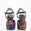 Women Sandals Summers.3 Multi Fabric Jeffrey Campbell