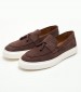 Men Moccasins 3786 Brown Nubuck Leather Philippe Lang