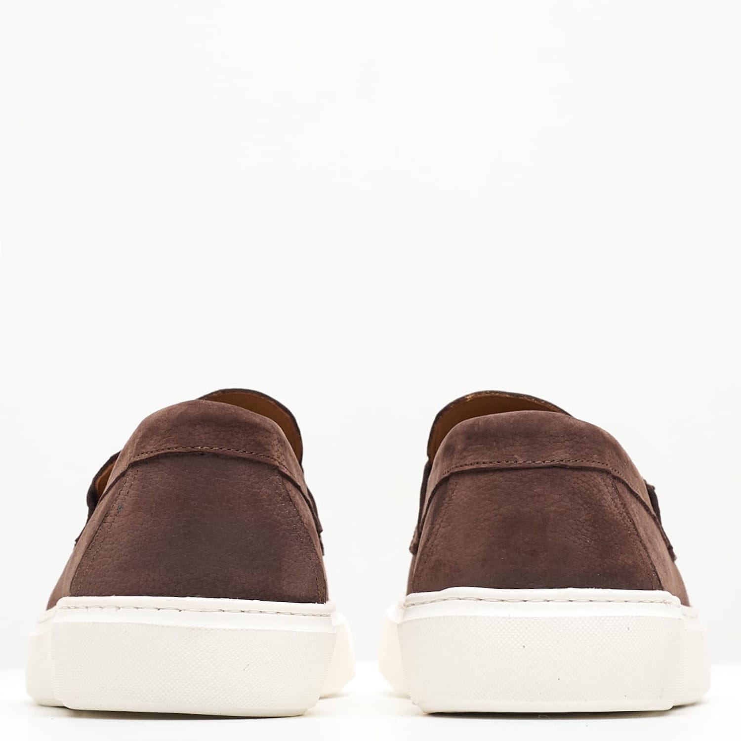Men Moccasins 3786 Brown Nubuck Leather Philippe Lang Men Moccasins 3786 Brown Nubuck Leather Philippe Lang