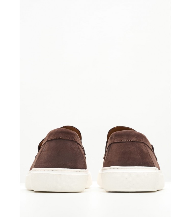 Men Moccasins 3786 Brown Nubuck Leather Philippe Lang