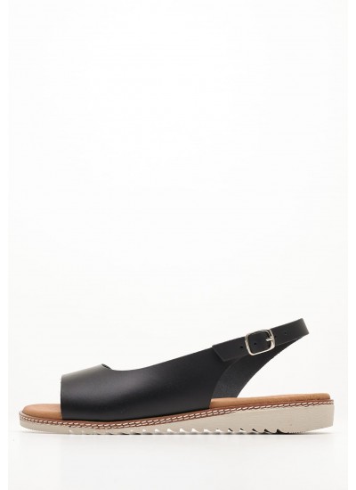 Γυναικεία Flats Rolene Μαύρο Δέρμα DKNY