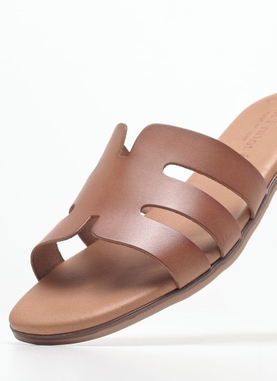 Γυναικεία Flats 3075 Μαύρο Δέρμα Eva Frutos