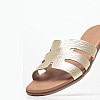 Γυναικεία Flats 3076 Χρυσό Δέρμα Eva Frutos Γυναικεία Flats 3076 Χρυσό Δέρμα Eva Frutos