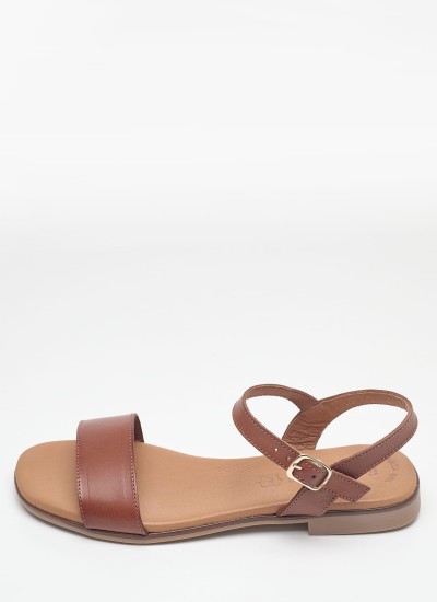 Γυναικεία Flats 3075 Μαύρο Δέρμα Eva Frutos