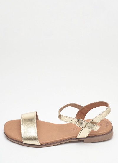 Γυναικεία Flats 3075 Μαύρο Δέρμα Eva Frutos