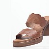 Γυναικεία Mules 3671 Ταμπά Δέρμα Eva Frutos Γυναικεία Mules 3671 Ταμπά Δέρμα Eva Frutos
