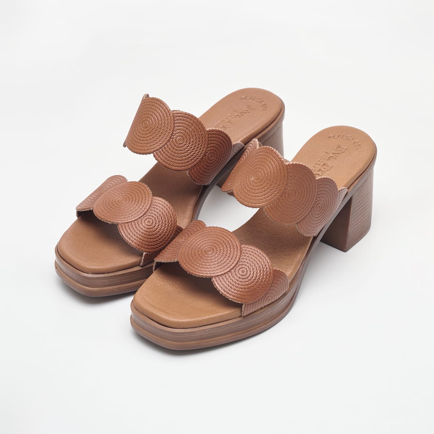Γυναικεία Mules 3671 Ταμπά Δέρμα Eva Frutos Γυναικεία Mules 3671 Ταμπά Δέρμα Eva Frutos