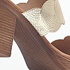 Γυναικεία Mules 3671 Χρυσό Δέρμα Eva Frutos