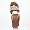 Γυναικεία Mules 3671 Χρυσό Δέρμα Eva Frutos