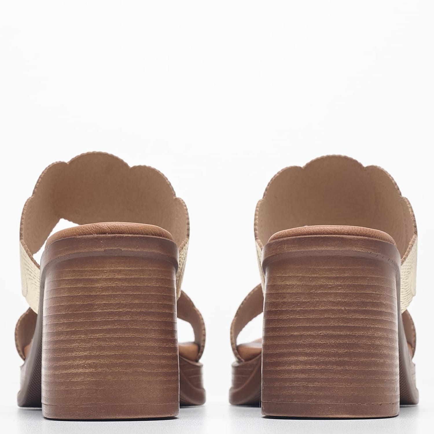 Γυναικεία Mules 3671 Χρυσό Δέρμα Eva Frutos