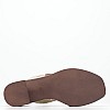 Γυναικεία Mules 3671 Χρυσό Δέρμα Eva Frutos