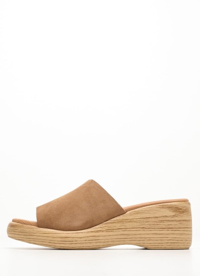 Γυναικεία Flats 3075 Μαύρο Δέρμα Eva Frutos