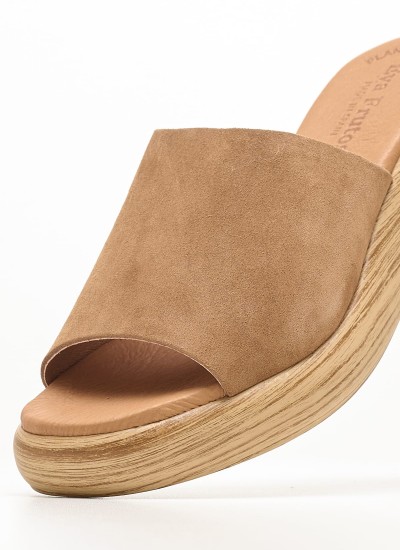 Γυναικεία Flats 3075 Μαύρο Δέρμα Eva Frutos