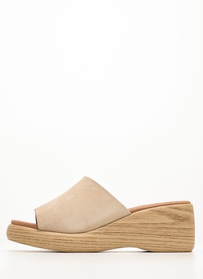 Γυναικεία Flats 3075 Μαύρο Δέρμα Eva Frutos