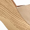 Women Platforms Low 4767 Beige Buckskin Eva Frutos