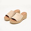 Women Platforms Low 4767 Beige Buckskin Eva Frutos