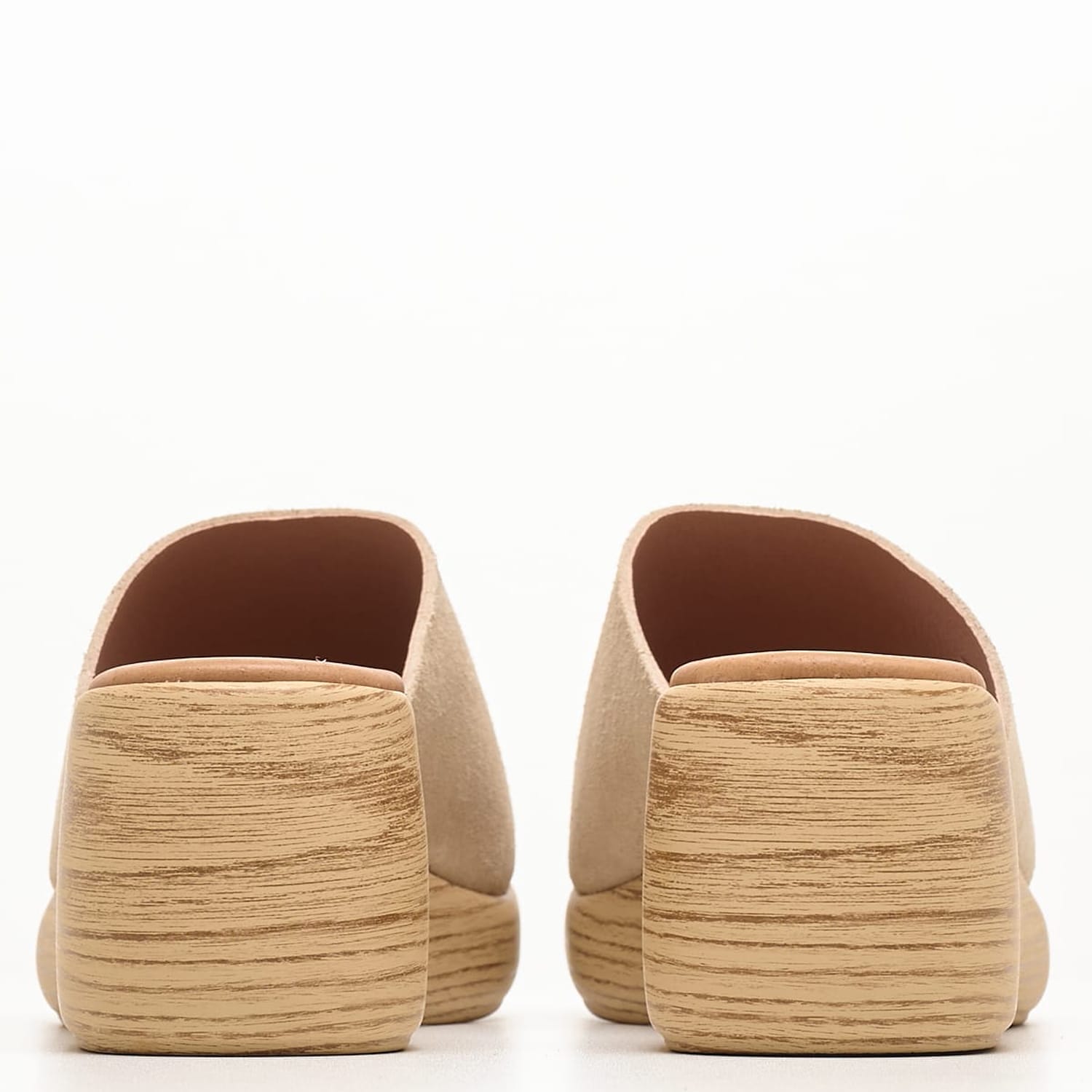 Women Platforms Low 4767 Beige Buckskin Eva Frutos