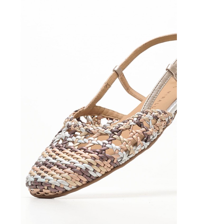 Women Flats 14628 Multi Leather Pedro Miralles