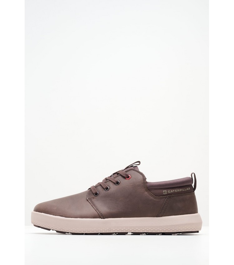 Men Casual Shoes Proxy.Lc Brown Nubuck Leather Caterpillar