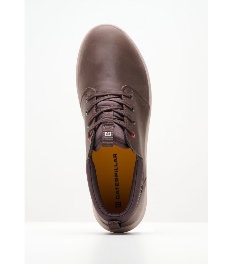 Men Casual Shoes Proxy.Lc Brown Nubuck Leather Caterpillar