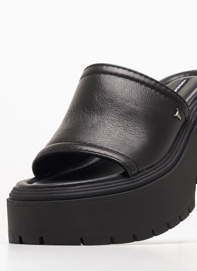 Women Mules Confessions Black Leather Windsor Smith