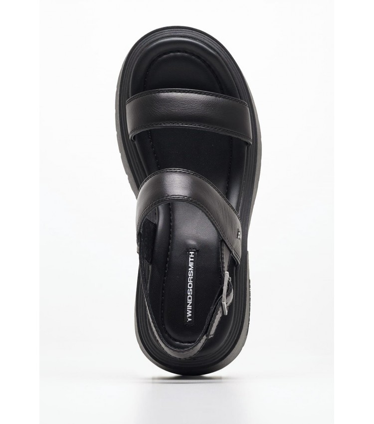 Women Sandals Cosmos Black Leather Windsor Smith